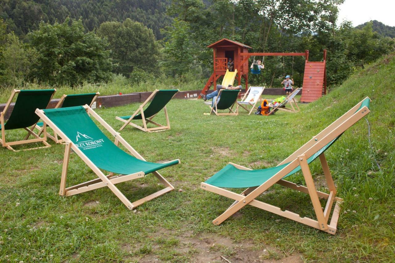 Schronisko Pttk Trzy Korony Panzió Sromowce Niżne Kültér fotó
